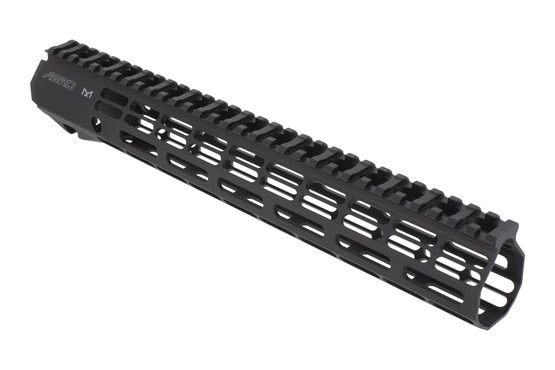 Aero Precision 12in ATLAS R-ONE free float M-LOK handguard with large lightening cuts and Black finish